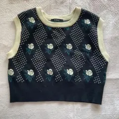 w closetニットベスト