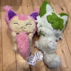 ポケットモンスター もふぐっと くつろぎタイムぬいぐるみ ニャオハ エネコ 2種