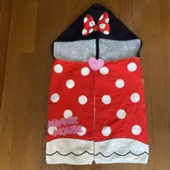 ミニーマウス フード付きタオル