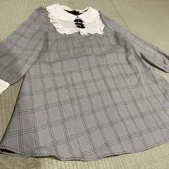 Ank Rouge グレー ワンピース