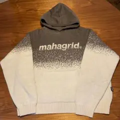 韓国　mahagrid ニットパーカー グラデーション　M