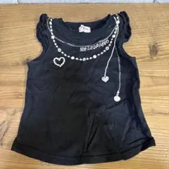 MEZZOPIANO ブラック Tシャツ 110