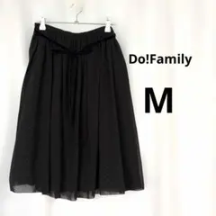 Do!Family ドゥファミリー ゴールドドット シフォンスカート M 黒のサムネイル