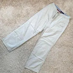 【良品】TOMMY HILFIGER チノパン ホワイト コットン 29/30