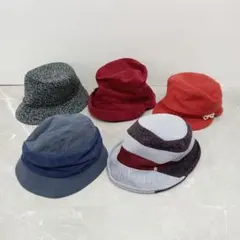 ♢B142 ハット キャスケット 等 5点セット まとめて レディース 帽子