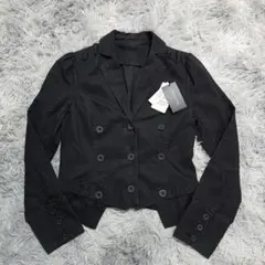 新品タグ付✨パトリツィアペペ✨ダブルブレスト コットンジャケット 黒 42
