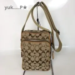 COACH コーチ シグネチャー ショルダーバッグ レディース ブランド