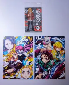 鬼滅の刃　無限列車編　イラストカード　入場特典　シール付き