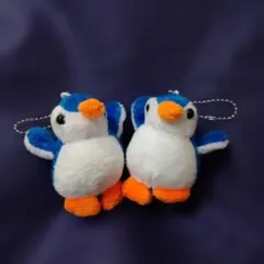 ふぁーすとぺんぎん　ぬいぐるみキーホルダー　マスコット　2個セット