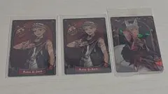 カリム・アルアジーム3枚 ハロウィン カード 寮服 ウエハース