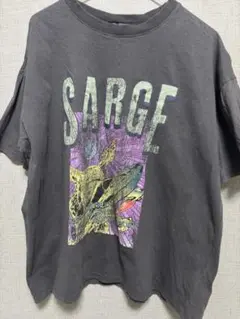SARGE グラフィックTシャツ ダークグレー