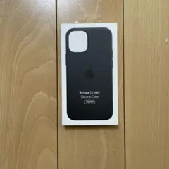 新品未使用アップル純正　iphone 12miniシリコンケース　ブラック