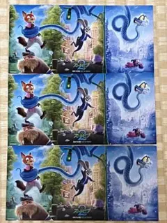 ズートピア2 入場特典 第1弾 パノラマボード　３枚組