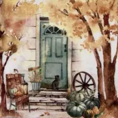 ꕤ︎︎·͜· ︎︎ autumn2⑰・ 4枚セットペーパーナプキン