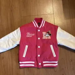 ミニーマウス ボンバージャケット ピンク