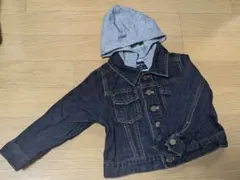 COMME CA ISMフード付きデニムジャケット 90cm