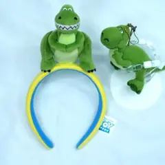 トイストーリー レックス カチューシャ ぬいぐるみ マスコット