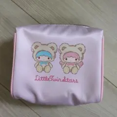 サンリオ 窓付きフェイス型ポーチ キキララ リトルツインスターズ 新品