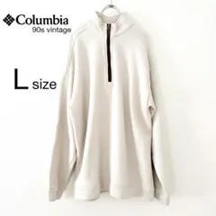 columbia　Lサイズ　ハーフジップスウェット　オーバーサイズ