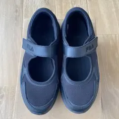 値下げ！FILA ブラック スニーカー メリージェーン
