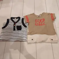 ♪男の子・夏・ロンパース・2点セット♪ サイズ 90 ☆