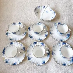 三洋陶器 龍峰窯 ガラスデザートカップ 5客セット 新品・未使用品