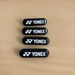 YONEX ゼッケンピン AC461 ブラック 4個入り