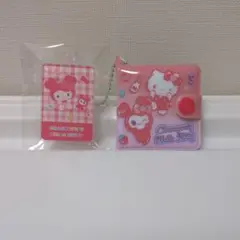 TWICELOVELYS ×サンリオキャラクター　クリップ ミニウォレットメモ