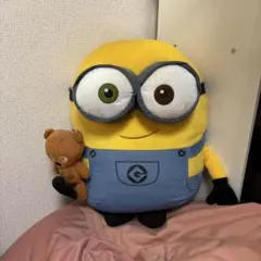 ミニオン クッション 大きめ テディベア付き