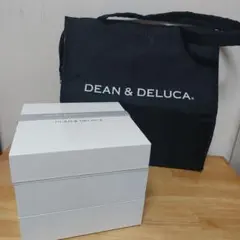 DEAN & DELUCA　三段重 大 ホワイト　クーラーバッグ　セット売り