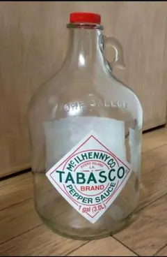 TABASCO 1ガロン　空瓶