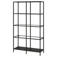 IKEA VILTO イケア ヴィルト シェルフユニット ブラック - メルカリ