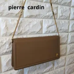 【ピエールカルダン】ベージュのフラットハンドバッグのサムネイル