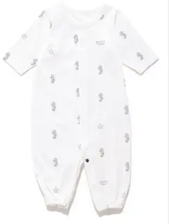 【美品】GelatoPiqueタツノオトシゴ柄 2wayロンパース