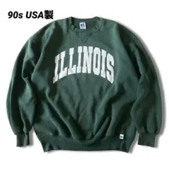 90s USA製 Russell ラッセル カレッジスウェット トレーナーのサムネイル