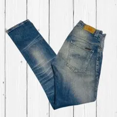 リ*)様 ヌーディージーンズ デニムパンツ W29 色落ち ヒゲ ハチノス イン