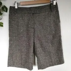 良品 EPOCA エポカ グレー　ウール混合　ハーフパンツ Lサイズ