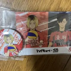 ハイキュー!! 孤爪研磨缶バッジ 音駒 カード ビッくらポン