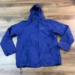 Columbia マウンテンパーカー ブルー L オムニテック