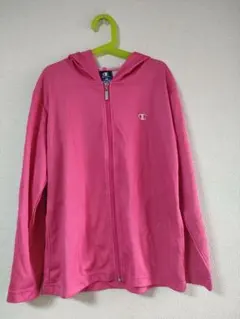 Champion ピンク フルジップ フーディ 150