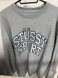 STÜSSY SPORT グレー トレーナー Lサイズ 値下げ交渉あり‼️ - メルカリ