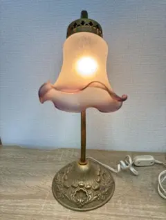 ヴィンテージ風テーブルランプ フラワーシェイプ(D-421 3)