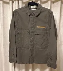 アバクロ ミリタリーシャツ M マッスルフィット ミリタリージャケット 
