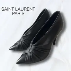 SAINT LAURENT PARIS ハイヒール ブラック レザー pumpsのサムネイル