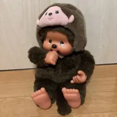 希少 廃盤 セキグチ ねそべりモンチッチ パンダ Lサイズ ぬいぐるみ