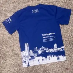 横浜マラソン 2012年 32周年記念Tシャツ Lサイズ　　 ブルーのサムネイル