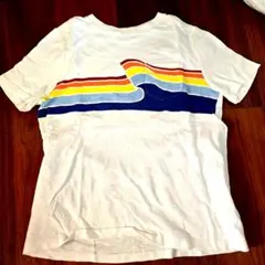 GAP KIDS 130cmTシャツ カラフルストライプ