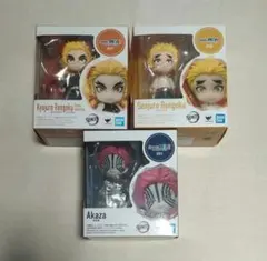 鬼滅の刃 Figuarts mini 3体セット 煉獄杏寿郎 煉獄千寿郎 猗窩座