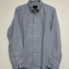 BEAMS プラス　 ブルー　オックスフォード　スタンダード　長袖　M