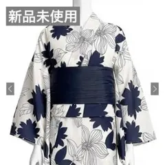 GRL 花柄浴衣セット gi1607 アイボリー ネイビー